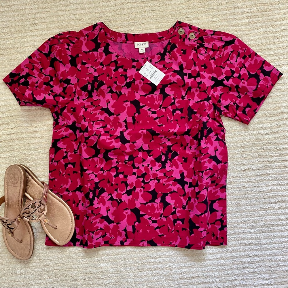 NWT J. Crew puff sleeve top - Picture 6 of 15